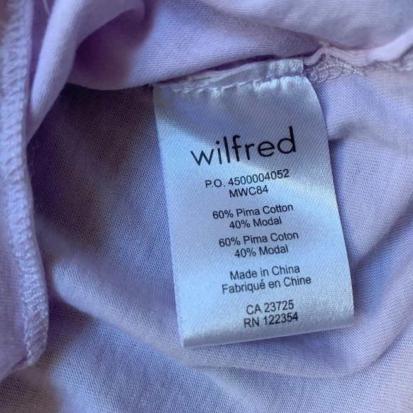 Aritzia Wilfred Tank Top Lilac Purple Fringe Racerback Festival Boho Size XS - Picture 11 of 13